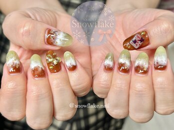 スノーフレーク(Snowflake)/10月定額☆抹茶ラテ