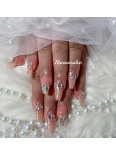 ハナアイ サロン 新宿店(hanaai salon)/チップ長さだしデザイン