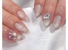 ネイルライフ 目黒店 恵比寿 白金(NailLife)/マグネット×ストーン