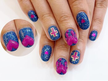 ネイルコレクション ピンク(Nail Collection Pink)/ジェル放題★3Dハート