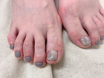 アバネイル 名駅店(AVA NAIL)/フットシンプルアート　5490円