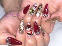 アン ジョーヌドラゴ/【ロングネイル】ボルドーネイル