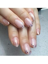 ヘアーアンドネイル ルシア(Hair&Nail Lucia)/押し花フレンチネイル