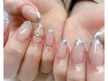 ソンリエ 青竹店(SONRiE)/ガラスフレンチとリングネイル