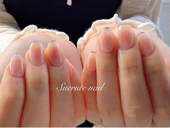 スエルテ ネイルサロン 北千住店/じゅわっと血色ネイル ¥9000