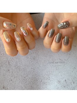 リアンスネイル ヴィヴィッド 岡山店(LianS nail ViViD)/ちぐはぐ