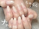 透け感☆ホワイトネイル