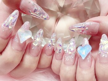 ナンバーツー(No,2)の写真/【やり放題専門★】自然な長さ出し・クリアな仕上がりが叶うジェル長さ出しが可愛い!!デザイン持ち込みOK