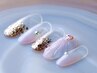 HAND定額Cコース◆アート3～4本＆カラーorラメ2本◆自店オフ¥1100(別料)