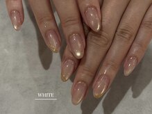 ホワイト(WHITE)/マグネットネイル