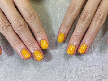 ネイルサロンファストネイルプラス 新宿店(FAST NAIL PLUS)/2023冬 【オレンジネイル】