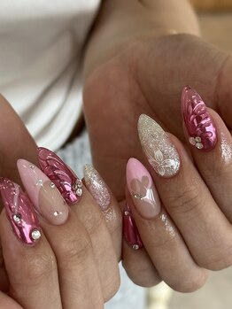 ライフ セカンド(LIFE2nd)/夏のピンクミラーデザイン