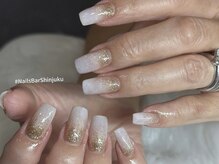 ネイルズバー 新宿店(Nails Bar)/ゴールドグラデーションネイル