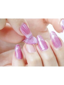 マニキュアメニューのあるサロン