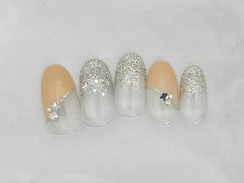 シード(Seed)/お星さまネイル11000円ラメグラ