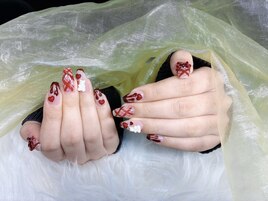 チョコバレンタインネイル