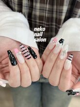 ネコ(Neko)/トレンド　ボーダーネイル