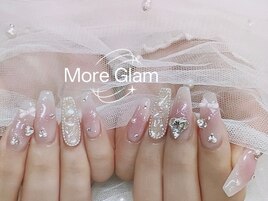 チーク/ラメ/埋め尽くし/春