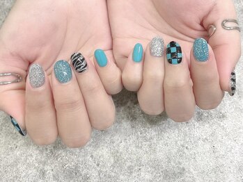 プライズアイリス アイラッシュ 池袋東口店(prize Iris eyelash)/夏♪ターコイズ ブルー☆