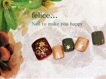ネイルサロン フェリーチェ(felice)/【定額フットネイル】8500