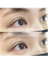 リュクス(Luxe+TKM HANATEN)/【二重さん】最新まつげパーマ