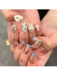 ちぐはぐネイル