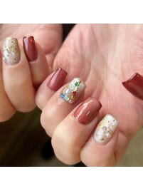 クリスマスネイル