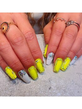 ネイルサロン ステラ(Nail Salon STELLA)/ジェル×イエロー