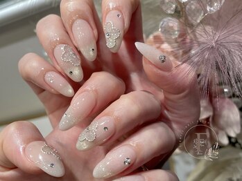 フルゥイケブクロ(fl`IKEBUKURO.)/ワンホン/ビジューネイル