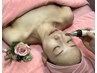 【毛穴/透明素肌/ザラつき】　小顔フェイシャル+デコルテリンパマッサージ♪