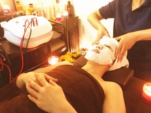 楽々整体院/【小顔フェイシャル超音波ケア]