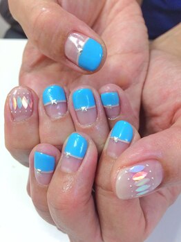 アイラッシュアンドネイル専門店 クラル(CURAR)/フレンチネイル￥7980