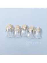 ネイルサロン スプレンダー(Splendor)/ラメ×グラデーション