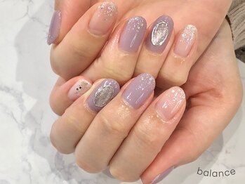 バランス 泉中央店(balance)/デートやパーティに◎大人ネイル
