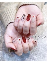 イー(iii)/バレンタインネイル