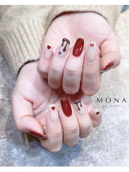 イー(iii)/バレンタインネイル