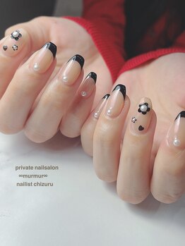 プライベート ネイルサロン マーマ(murmur)/ホロフラワーネイル