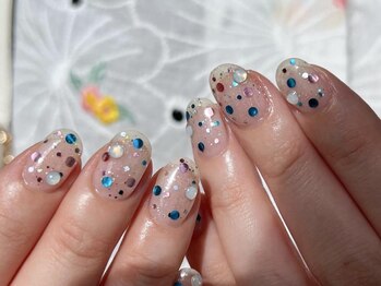 ネイルメゾン 池袋店(NAIL MAISON)/ホログラムキラキララメ¥8050