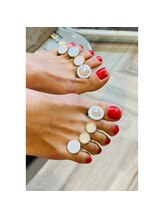 サロンドエー 帝塚山(Salon de A)/フットケアのポリッシュ仕上げ