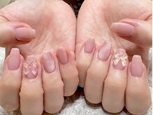 ネイルマジック 仙台一番町店(NAIL MAJIC)/タイダイネイル×リボンネイル