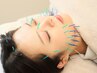 人気No.2【最強の輪郭縮小を実現☆】美容鍼100本+お悩み別パック　