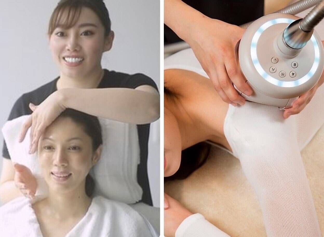 【当店年間予約No.1】94%off顔頭筋ストレッチリフト&全身エンダモ90分\4980