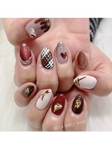 ブルーバードネイル(Blue bird nail)/バレンタイン nail