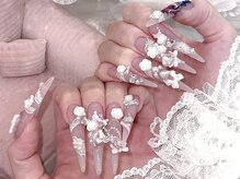 ベスティオーラ 長堀橋店/ホワイトレースネイル