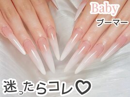 冬のスノーホワイトネイル