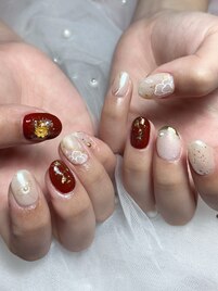 成人式ネイル♪