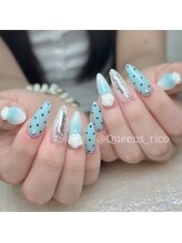 クイーンズビューティーサロン 新宿本店(Queen's beauty salon)/チップ長さ出し10本やり放題