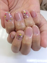 押し花風ネイル￥7980