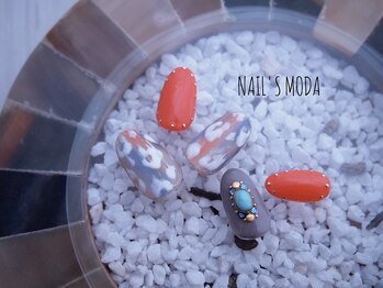 ネイルズ モダ(NAIL'S MODA)/6月の新作★夏のヒョウ柄