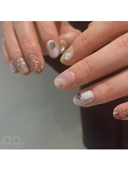 アオ 渋谷(ao.)/ニュアンスネイル